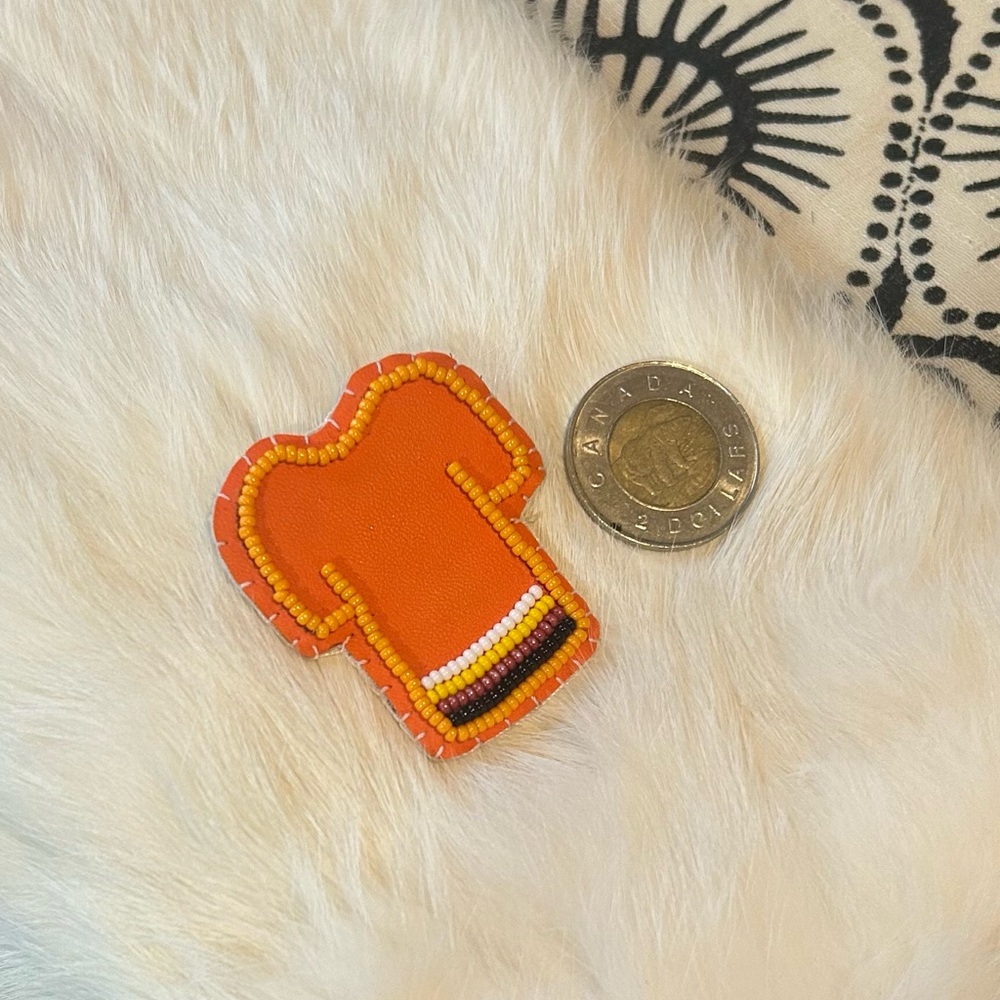 Orange Shirt Day Beaded Pin